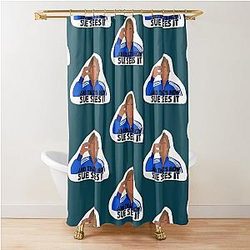 Sue Sylvester Glee Shower Curtain
