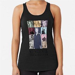 Sue Sylvester Eras Racerback Tank Top