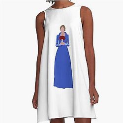 Sue Sylvester A-Line Wedding Dress Glee