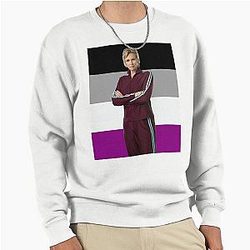 Asexual Sue Sylvester Pullover Sweatshirts