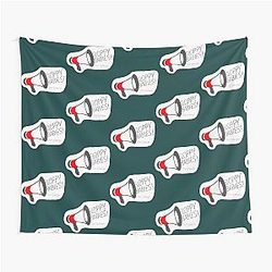 Sue Sylvester Bullhorn Tapestry