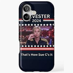 Sue Sylvester 2024 Presidential Election iPhone Case