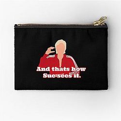 Sue Sylvester Zipper Pouch