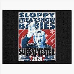 Sue Sylvester Presidential Candidate Glee Jane Lynch TV Show Movie Trending Jigsaw Puzzle