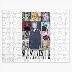 Sue Sylvester and Taylor Swift Eras Jigsaw Puzzle