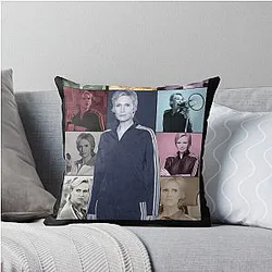 Sue Sylvester Taylor Swift Eras Throw Pillow