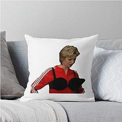 Sue Sylvester Throw Pillow