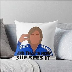 Sue Sylvester Glee Throw Pillow