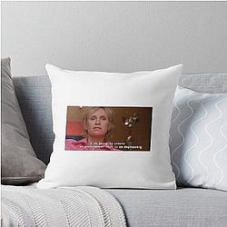 Sue Sylvester Meme Depressing Throw Pillow
