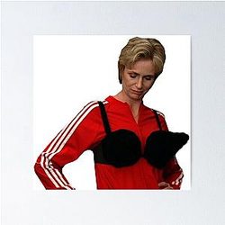 Sue Sylvester Madonna Poster