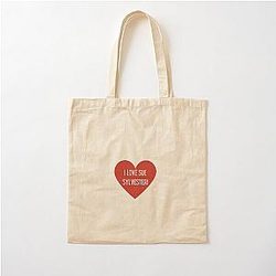 I Love Sue Sylvester Cotton Tote Bag