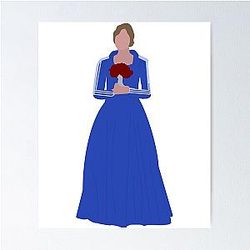 Sue Sylvester Wedding Dress Glee Poster