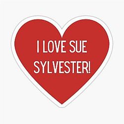 I Love Sue Sylvester Sticker