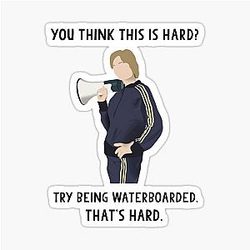 Glee Sue Sylvester Jane Lynch quote Sticker