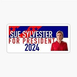 Sue Sylvester for President Sticker