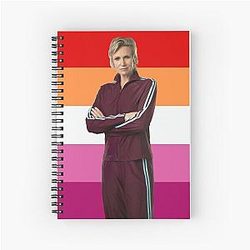 Lesbian Sue Sylvester Spiral Notebook