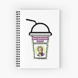Sue Sylvester Juice Spiral Notebook