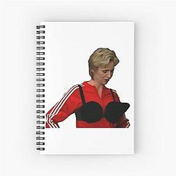Sue Sylvester Spiral Notebook