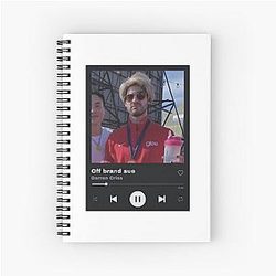 Darren Criss as Sue Sylvester Spiral Notebook