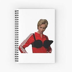 Sue Sylvester Madonna Spiral Notebook
