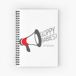 Sue Sylvester Spiral Notebook