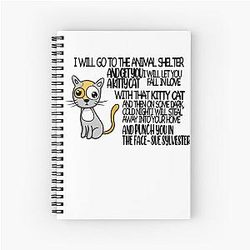 Sue Sylvester Quote T-Shirt Spiral Notebook