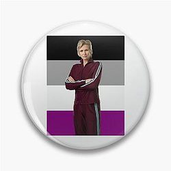 Asexual Sue Sylvester Pin