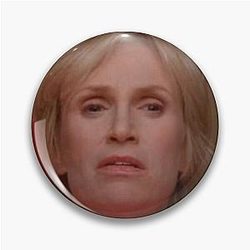 Sue Sylvester Birthday Card Pin