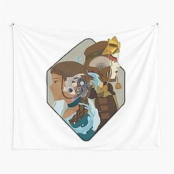 Avatar The Last Airbender Suki and Katara Art Tapestry