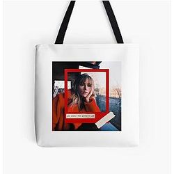 Suki Waterhouse World Print Tote Bag