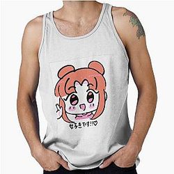 Cute Chibi Girl Kawaii Anime Suki Desu Design Tank Top