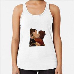 Sokka and Suki Racerback Tank Top