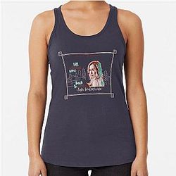 Suki Waterhouse Back to London Racerback Tank Top