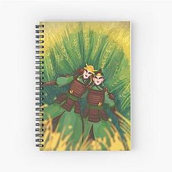 Sokka and Sukie Spiral Notebook