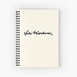 Suki Waterhouse Handwritten Black Logo Notebook