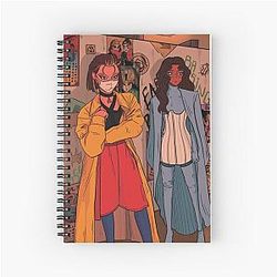 Ba Sing Se Fashion Week - Suki, Katara Spiral Notebook