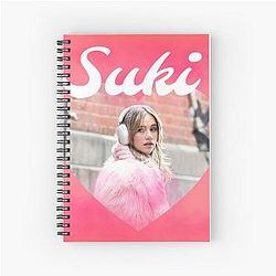 Suki Waterhouse Spiral Notebook