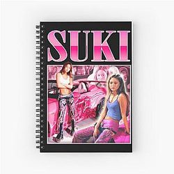 Suki Y2K Vintage Retro Design Spiral Notebook