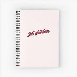 Suki Waterhouse Wembley Stadium London Era Red Spiral Notebook