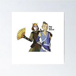 Sokka and Suki Poster