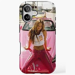 Suki Fast Pink iPhone Tough Case