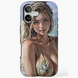 Anime PinUp Girl Suki Tanaka iPhone Tough Case