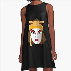 Kyoshi Warrior Avatar the Last Airbender A-Line Dress