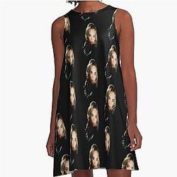 Suki Waterhouse A-Line Dress