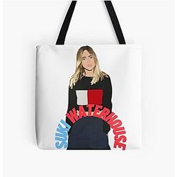 Suki Waterhouse Sam Claflin All Over Print Tote Bag