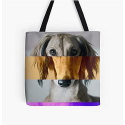 Suki Saluki Gifts All Over Print Tote Bag