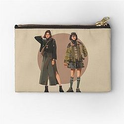 Toph and Suki of Earth Kingdom Zipper Pouch