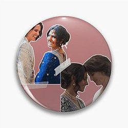 Suki and Eve Wedding Pin