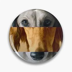 Suki Art Print Saluki Gift Pin