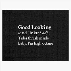 Suki Waterhouse Aesthetic Lyrics Black Jigsaw Puzzle